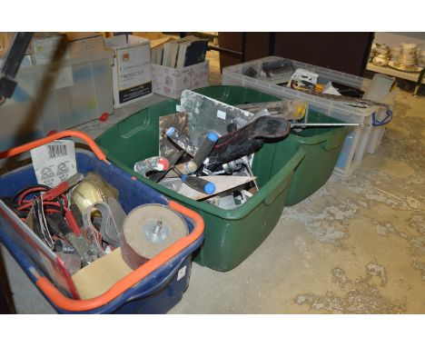 A large quantity of tools.