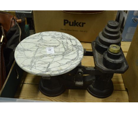 Old kitchen scales.