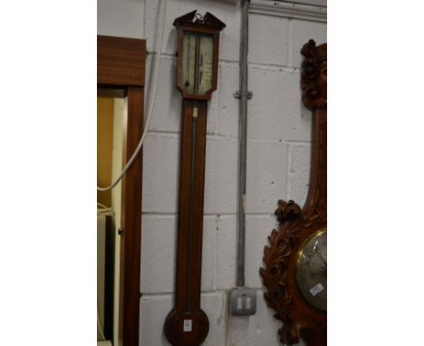 A 19th century stick barometer.