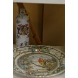Decorative plates and a jug.