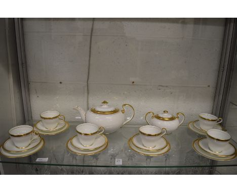 An Aynsley Elizabeth tea service.