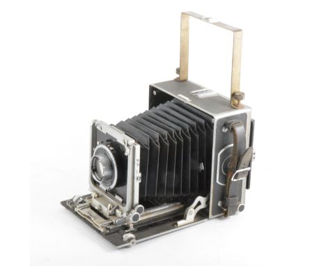 A MPP Micro techincal field camera, with Schneider-Kreuznach Xenar lens, with a selection of plates, developing equipment etc