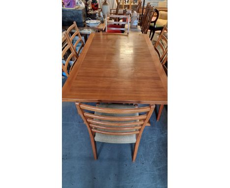 Svegards Swedish Vintage Dining Suite w/Eight Chairs &amp; Extender Table - Danish/Scandinavian Furniture Interest