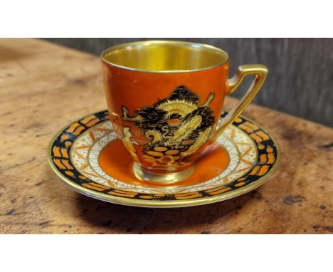 1930's Carlton Ware Chinese Style Dragon Tea Set