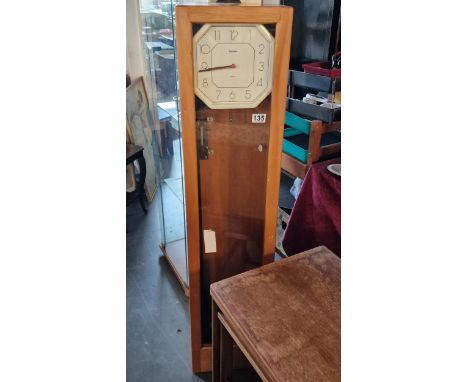 Vintage Hanson Long Cased Wall Clock