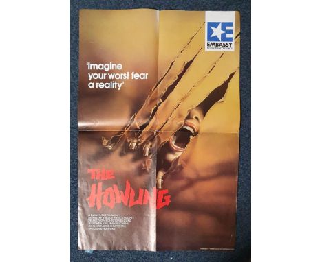 The Howling Horror 1980 Video Movie Poster - 20" x 30", very light foldwear
