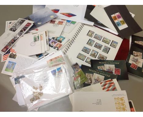 A group of stamps including Isle of Man collection 1975-83 in printed album, an album of Ireland and Norway 50 stamps, empty 