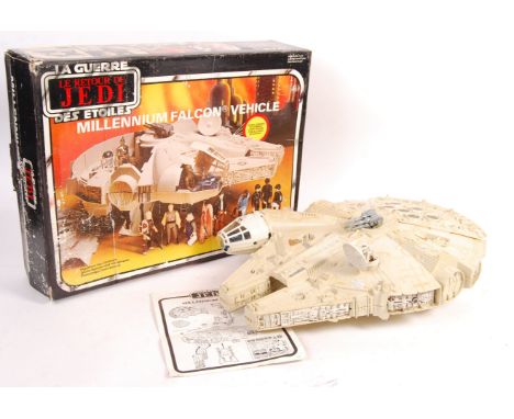 A good vintage Palitoy made Star Wars ' Millennium Falcon Vehicle ' action figure playset. 100% complete, including Jedi trai