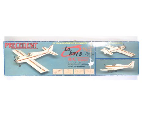 A vintage Precedent made ' Lo Boys ' RC radio controlled model aeroplane / plane. Appears as new, unused and presumed complet