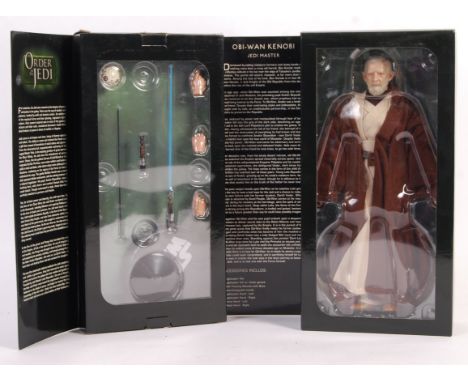 A rare Sideshow Collectibles made 1/6 scale ' Order Of The Jedi ' action figure ' Obi-Wan Kenobi - Jedi Master '. Appears min