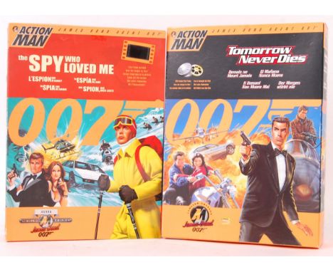 Two Hasbro made Action Man ' James Bond 007 ' 1/6 scale action figures. ' The Spy Who Loved Me ' and ' Tomorrow Never Dies '.