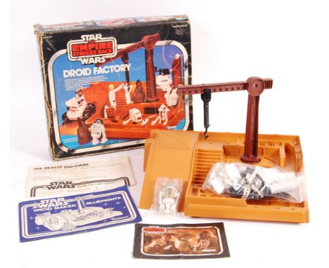 A rare original vintage Kenner made Star Wars action figure playset ' Droid Factory '. 100% complete, including instructions,