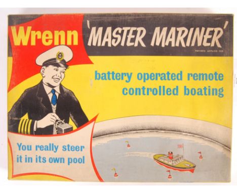 An original vintage 1980's Wrenn ' Master Mariner ' battery operated remote controlled boating playset. Appears to be unused 