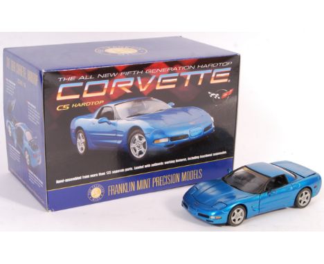 An original Franklin Mint Precision Models made 1/24 scale diecast model No. FM1122 ' The 1999 Corvette Hardtop ' Model appea