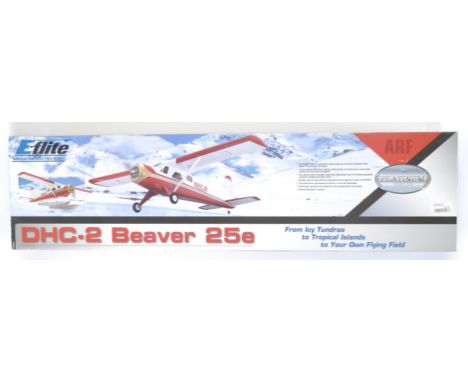 A Horizon Hobby made&nbsp; RC radio controlled model aeroplane / plane kit ' DHC-2 Beaver 25e '. Incredibly detailed large sc