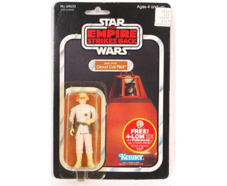 An original vintage 1982 Kenner made Star Wars carded MOC action figure ' Twin Pod Cloud Car Pilot '. Factory sealed upon it'