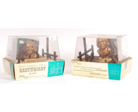 Two Triang Lionel made Famous inventors Series construction kits, both being No. 3108 Cartwright Loom with plastic busts of C