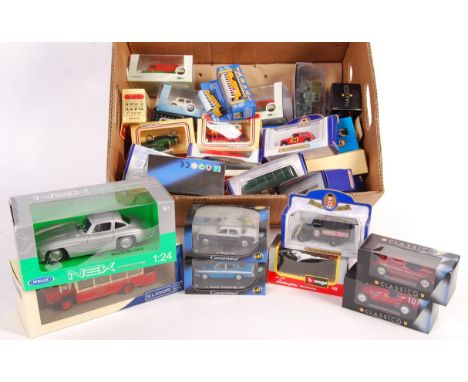 A very good collection of approx x40 assorted boxed diecast models, to include; Oxford, Shell Classico, NEX Models, Bburago, 