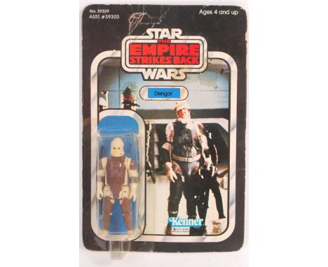 An original vintage&nbsp; 1980 Kenner made Star Wars MOC carded action figure ' Dengar '. 41 back Empire Strikes Back card. F