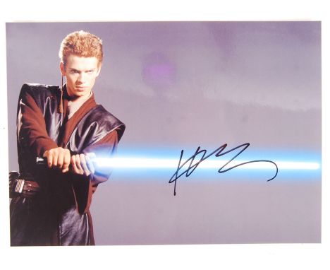 Hayden Christensen - Canadian Actor &amp; Producer - original autographed 8x10" full colour photograph of him in Star Wars At