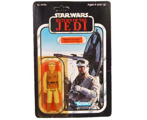 An original vintage Kenner made Star Wars carded MOC action figure ' Rebel Soldier - Hoth Battle Gear '. Factory sealed upon 