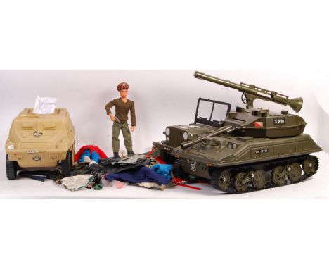A very good collection of original vintage Palitoy made Action Man figures and accessories. Includes a full dressed ' Soldier
