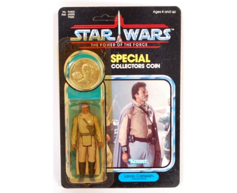 An original vintage ex-shop stock condition 1984 Kenner made Star Wars carded MOC action figure ' Lando Calrissian - General 