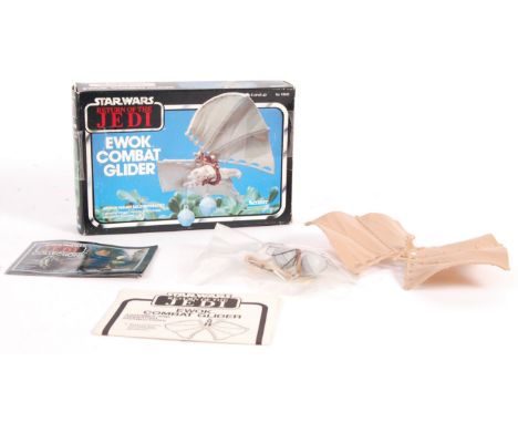 An original vintage Kenner made Star Wars action figure playset ' Ewok Combat Glider '. 100% complete, including the original