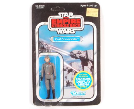 An original vintage 1981 Kenner made Star Wars carded MOC action figure ' AT-AT Commander '. Factory sealed upon it's origina