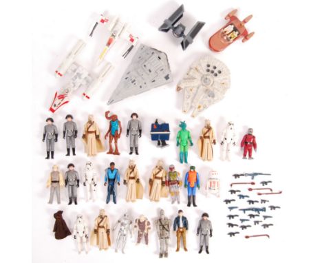 A good collection of 26x original vintage Palitoy / Kenner made Star Wars action figures. Includes; several Death Squad Comma