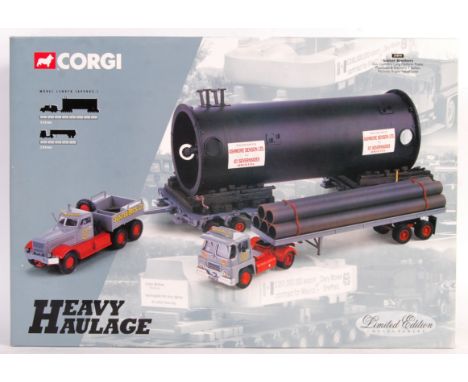 A Corgi Heavy Haulage limited edition ( 1337/3800 ) 1:50 scale diecast model vehicle 31014 Sunter Brothers - Guy Invincible L