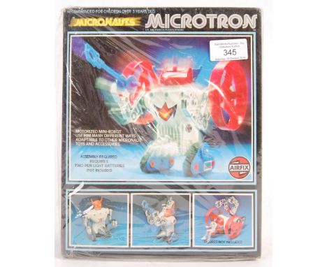 A rare vintage factory sealed Airfix made Micronauts action figure / playset ' Microtron '. Factory sealed and brand new in t
