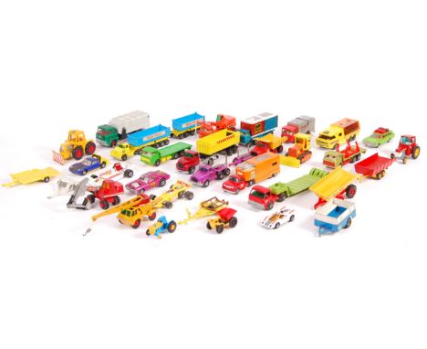 A collection of approx 30 original vintage Matchbox Superkings made diecast models to include K14 Freight Liner, K12 Mobile C