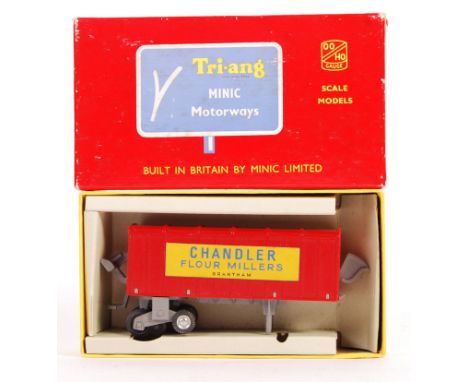 An original vintage Tri-ang / Triang Minic Motorways boxed vehicle - RM.924 ' Road / Rail Wagon ' Chandler Flour Millers. Ori