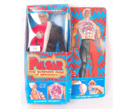 A rare original vintage 1970's Mattel made ' Pulsar - The Ultimate Man Of Adventure ' boxed action figure. Within the origina