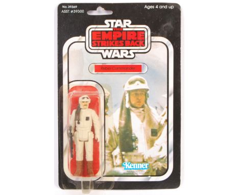 An original vintage 1980 Kenner made Star Wars carded MOC action figure ' Rebel Commander '. Factory sealed upon it's origina