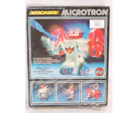 A rare vintage factory sealed Airfix made Micronauts action figure / playset ' Microtron '. Fully factory sealed, still withi