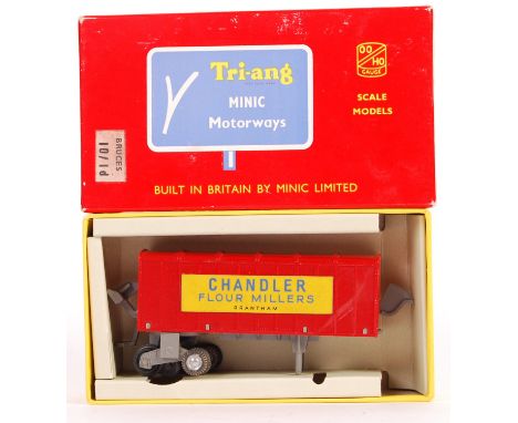 An original vintage Tri-ang / Triang Minic Motorways boxed vehicle - RM.924 ' Road/Rail Wagon ' Chandler Flour Millers. Origi