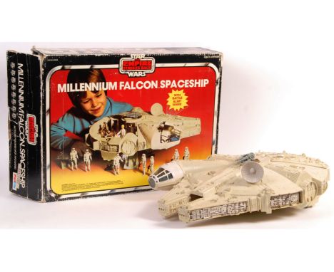 An original vintage Palitoy made Star Wars ' Millennium Falcon Spaceship ' action figure playset vehicle. Largely complete - 