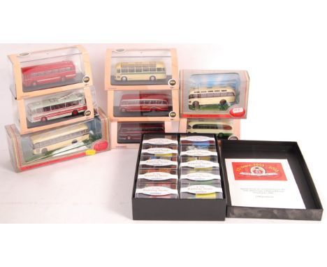 A good collection of x18 assorted 1/76 scale 00 gauge boxed diecast models - namely Oxford, but some EFE Exclusive First Edit