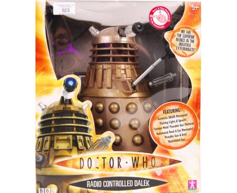 Two Character Options made Doctor Who ' Radio Controlled ' figures ' Dalek ' and ' K9 ' - both with lights, sounds and moveme