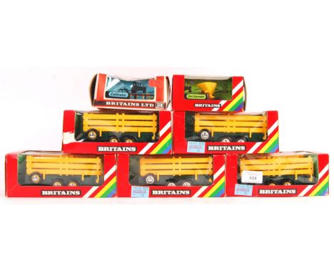 A collection of 7x original vintage 1980's Britains made 1/32 scale diecast models from the Farm Series comprising 5x 9555 An
