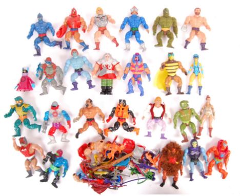 A good collection of 20+ assorted vintage 1980's Mattel made Masters Of The Universe MOTU action figures. To include; Prince 