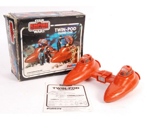 An original vintage Palitoy made Star Wars ' Twin Pod Cloud Car ' action figure playset. 100% complete with both hatches and 