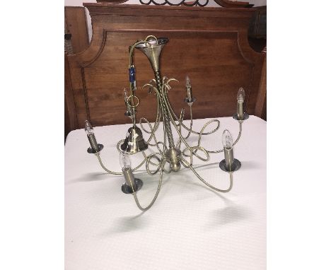 6 BRANCH MODERN CHANDELIER