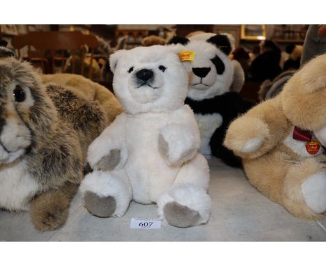 A Steiff white bear