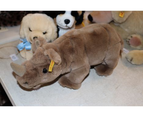 A Steiff Rhinoceros 