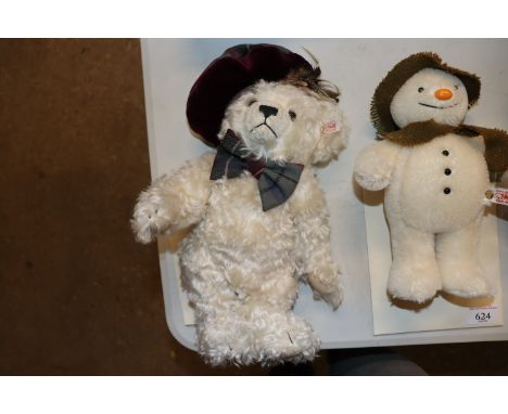 A Steiff Scottish teddy with certificate 