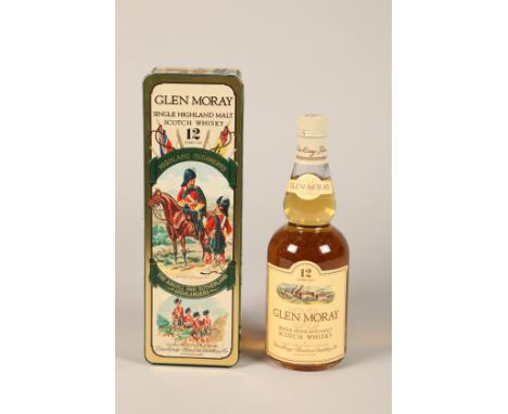 Glenmoray Single 12 year old Highland Scotch Whisky, 'Scotland's Historic Highland regiment' The Argyll and Sutherland Highla