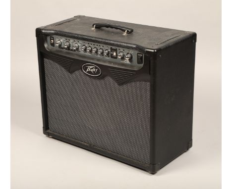 Peavey VYPYR, 75W modelling amplifier with blue Marvel instrument speaker to the inside, 49 x 59cm